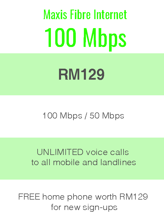 Pakej maxis fibre