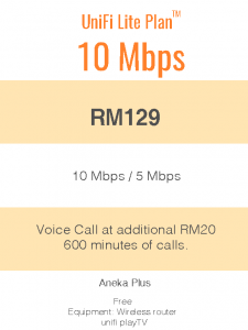 UniFi Lite Plan™ 10Mbps