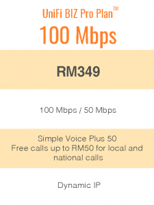 UniFi BIZ Pro Plan 100Mbps