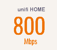 Unifi Home 800Mbps